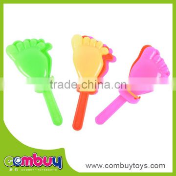 Cheap promotional gift plastic foot shape clapper toy