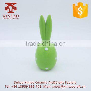 Small Atm Children Cute Rabits Ceramic Money Box Coin Bank Dehua Suppliers photo-2