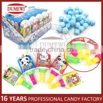 Fruity Compressed Tablet Candy Whistle Ice Cream Pop Toy Candy