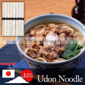 Premium wheat starch udon noodle at reasonable prices made in japan