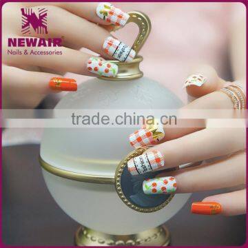 New Air French Fresh Style Nail Art Sticker Colorful Shining Transfer Nail Decal/wraps photo-6