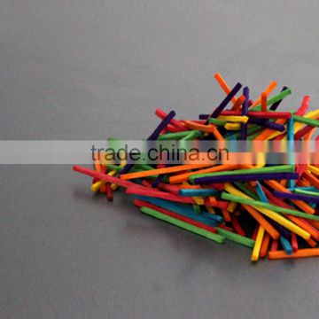 China factory custom DIY bulk color wood match stick