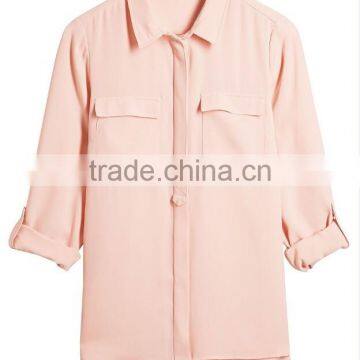 Utility Shirt women chiffon blouses manufacture wholesale