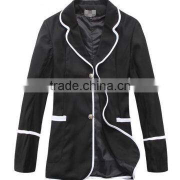 2017 custom korean style high quality fashion school jacket