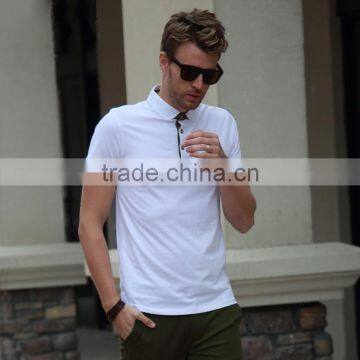 Fashion Solid Polo Shirt Men Wear photo-3