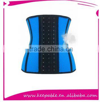 New style 9 Steel bone Colorful 3 hook waist training latexg body shaper