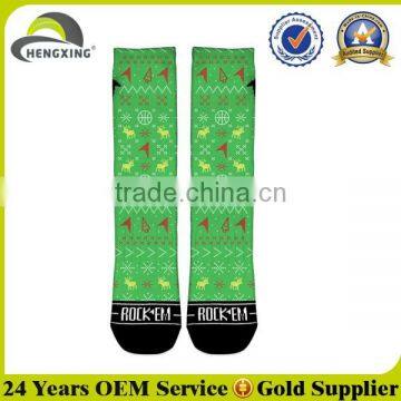 Wholesale custom digital print socks