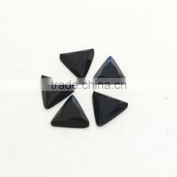 triangle flat back glass pendant crystal rhinestone for jewelry making and trimming