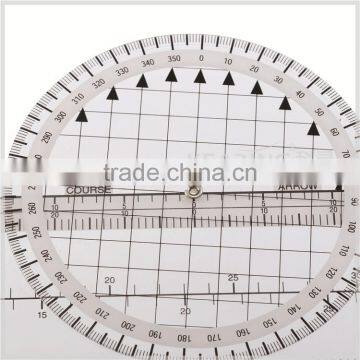Kearing Top Rated Plastic Navigation Chart Plotters With Rotating Prtractor Nautical Miles Plotter photo-3