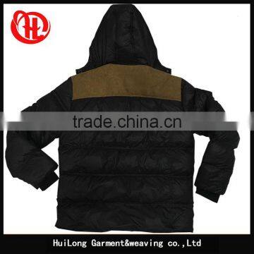 Botton Zipper up Winter Padded Jacket Men Coat With Hoody photo-4