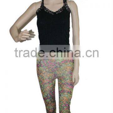 Digital Printed Nylon Leggings photo-4