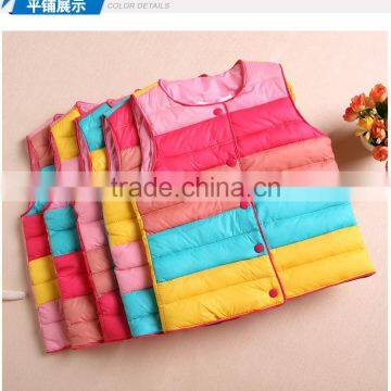 Baby cloting baby vest winter cotton dress child baby down jacket OEM