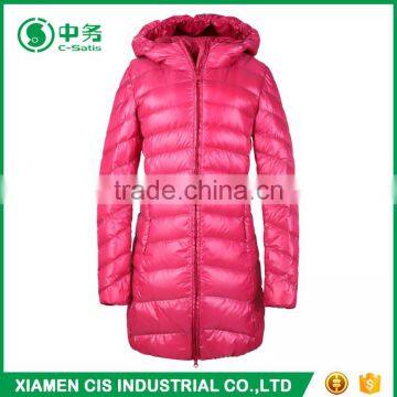Morden Style Long Length Winter Warm Goose Down Coat for Women photo-3