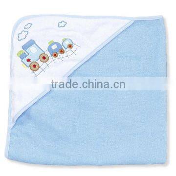 Trade Assurance Applique Animal Baby Towel With Hood/custom 100%cotton Terry Hooded Baby Bath Towel photo-2