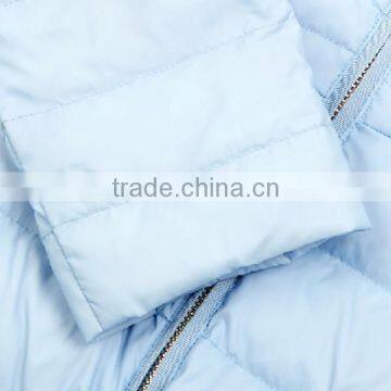 2015 New Design Lady Down Jacket With Fur Hoody photo-4