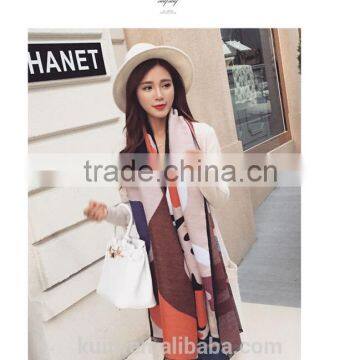 The New 2016 Winter Euramerican Fashion Warm Imitation Cashmere Scarf Matching Shawl photo-6