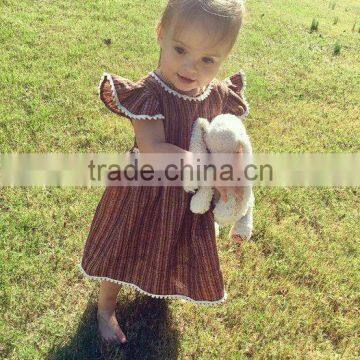 Girls Boho Tassles Cotton Dress Kids Back to School Dress photo-4