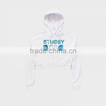 Ladies Sexy Hoodies Solid Color Long Sleeve Hoodies photo-4