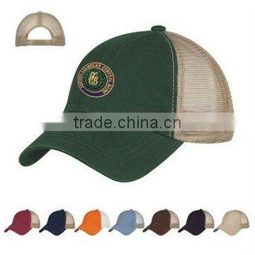 Cheap Promotional Washed Cotton Unstructured Embroidered Baseball Cap