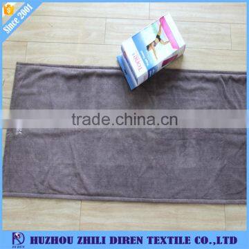 100% polyester non-slip microfiber yoga towel / micorfiber towel mat with PVC