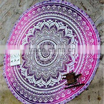 Alson Drop Shipping Sunshine Bath Hiking Camping Picnic Home Window DaySeventh Round Hippie Tapestry Beach Throw Roundie Mandala photo-3