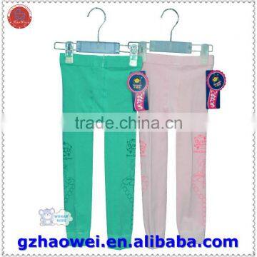 Plain Color Printed Kids Cotton Dance Tights photo-3