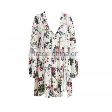 2017Alibaba Wholesale Cotton High Waist One-piece New Model Girl Dress photo-4