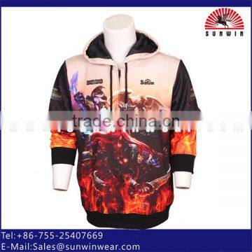 2016 Men Sportwear Fllece Hoody Sweatshirt 3d Sublimation Hoodies Wholesale photo-3