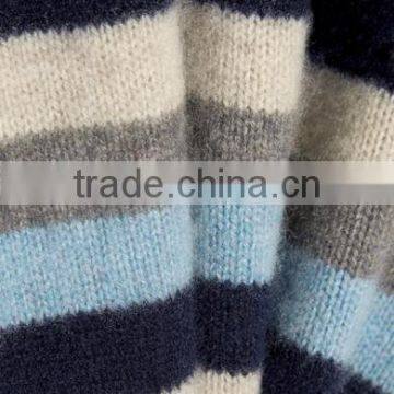 2017 New Design Mid-High Crew Necked Colorblocked Striped Girls Long Sweater photo-5