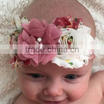 New Design Toddler Clothing Set Chiffon Headband And Barefoot Sandal For Infant Girl Cute Kids Wear NP-G-CS905-30 photo-2