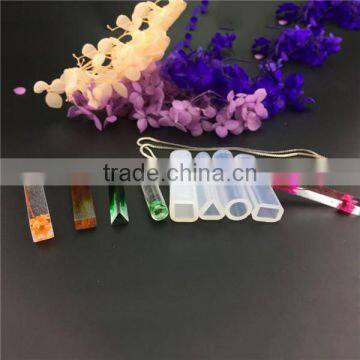 Custom Shape Triangular Prism White Silicone Resin Mold photo-3