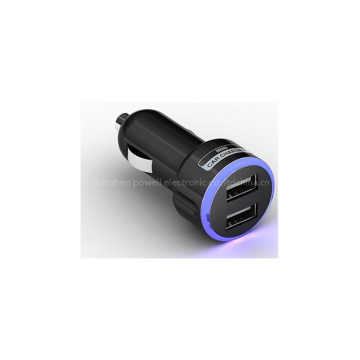 C209 High Quality NEW Design dual usb car charger 2.1Amp car usb charger manufacturers