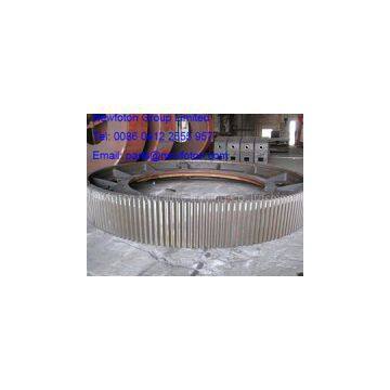 Girth gear of electric shovel
