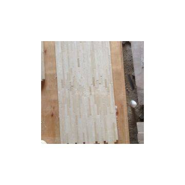 cream marfil long strips mosaics joint tight