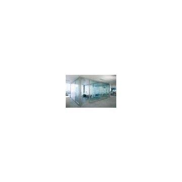 Transparent Safety Tempered Glass Partition 12mm 15mm For Office