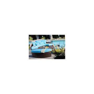 Modern Resin Wicker Garden Leisure Furniture Outdoor Rattan Daybed / Oval Bed