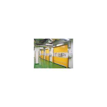2.0mm Stainless Steel Frame Electric High Speed Doors Closing Speed 0.6m/s
