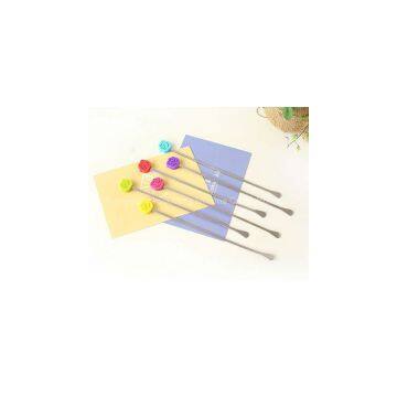 beautiful silicone coffee stir stick