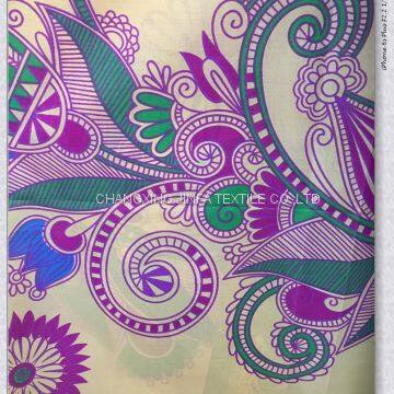 100%polyester Microfiber Brushed Pigment Printing Fabric photo-4