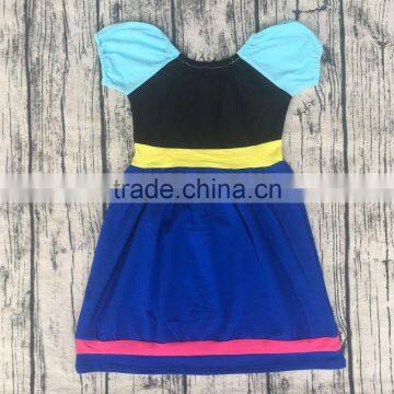 Baby Frozen Anna Cotton Dresss Girls Princess Playground Costume Boutique Fancy Kids Clothesdren Fancy Frozen Tops photo-2