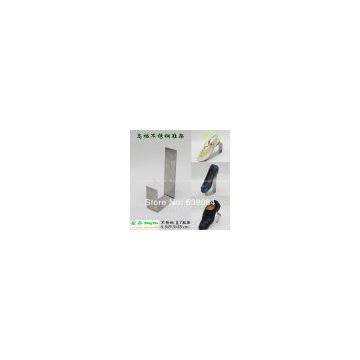 Fashion stainless steel shoes display stand metal shoes display case creative design display exhibition