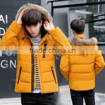 2016 Custom LOGO Fur Hood Men Russian Winter Jacket
