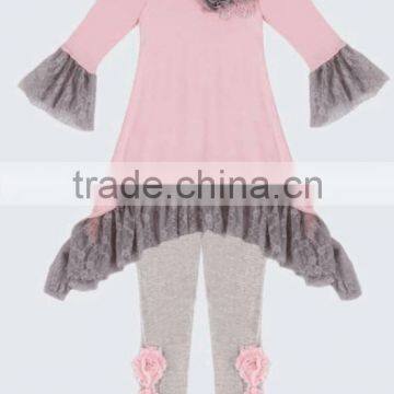 Zhejiang Yiwu Girls Long Sleeved Clothes Give You a Different Dress Feeling Long Autumn Stripes Wrinkled Girls Cotton photo-5