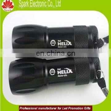 metal battery flashlight torch 9led torch flashlight waterproof flashlight