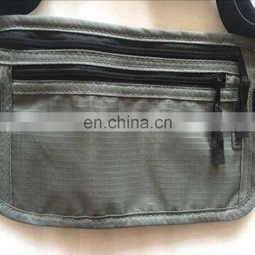 Grey Ripstop Nylon Rfid Safe Hidden Waist Stash photo-5
