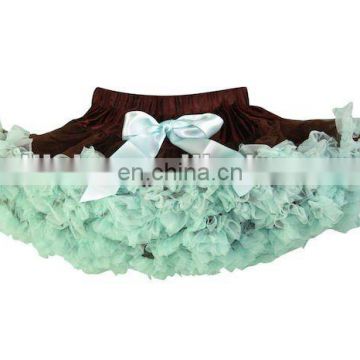 two tone colour girl pettiskirts/baby tutu skirts MP-0038