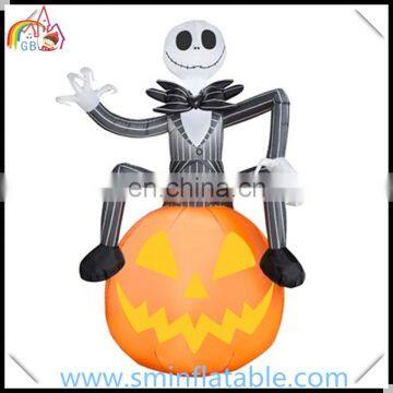 Halloween Decorative Led Inflatable Skeleton,advertising Inflatable Halloween Ornament for Outdoor Event photo-3
