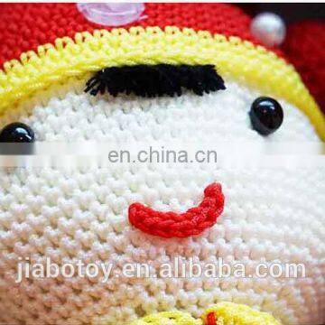 Hand Knitted Giraffe Plush Toy Crochet Toys Dolls Promotional Knit Woven Factory Hand Made Knitted Animal Toy
