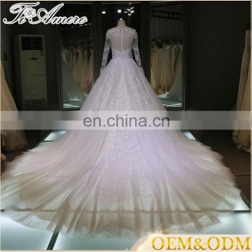 2016 dress manufacture custom made Applique Wedding dress