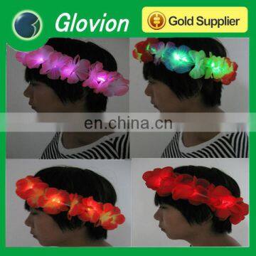 Decorative flower garland glovion artificial led garland led flower garland